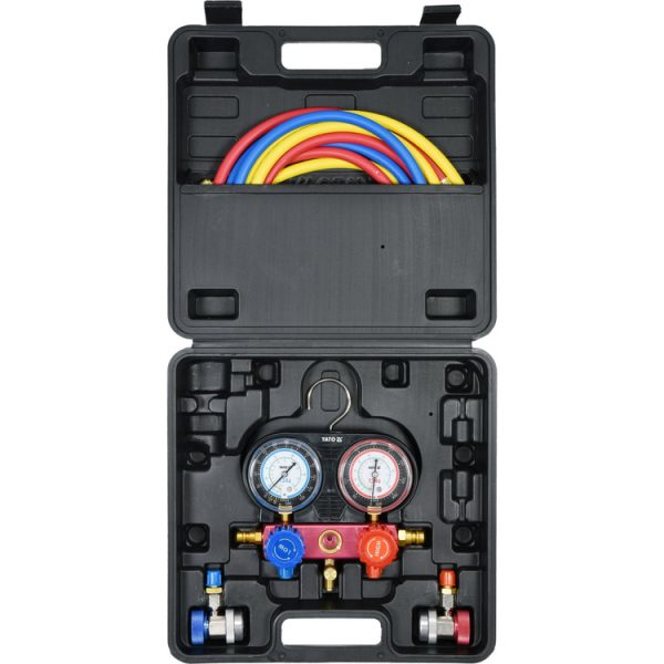 Đồng Hồ Đo Gas Lạnh YATO YT-72990: Chẩn Đoán và Nạp Ga Điều Hòa Chuyên Nghiệp