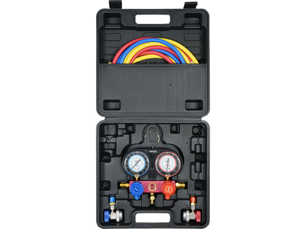 Đồng Hồ Đo Gas Lạnh YATO YT-72990: Chẩn Đoán và Nạp Ga Điều Hòa Đồng Hồ Đo Gas Lạnh YATO YT-72990: Chẩn Đoán và Nạp Ga Điều Hòa Chuyên Nghiệp