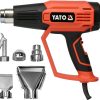 Súng Thổi Khí Nóng YATO YT-82295 2000W-Điều Chỉnh Nhiệt Độ Súng Thổi Khí Nóng YATO YT-82295: Sức Mạnh 2000W, Điều Chỉnh Nhiệt Độ Linh Hoạt Cho Mọi Công Việc