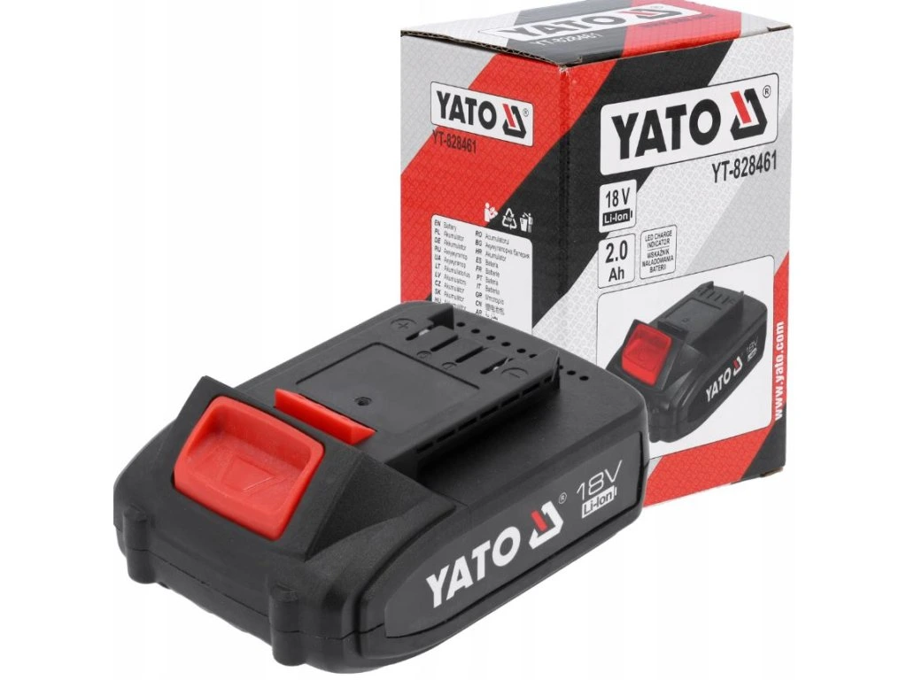 Pin YATO 18V Li-Ion (2.0Ah - 9.0Ah): Nguồn Năng Lượng Bền Bỉ Cho Dụng Cụ Điện YATO Pin YATO 18V Li-Ion (2.0Ah - 9.0Ah): Nguồn Năng Lượng Bền Bỉ Cho Dụng Cụ Điện YATO