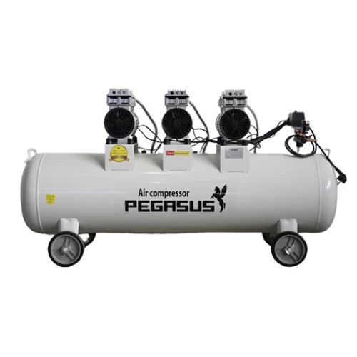 Máy Nén Khí Không Dầu Pegasus 4.5HP-TM-OF1100x3-180L