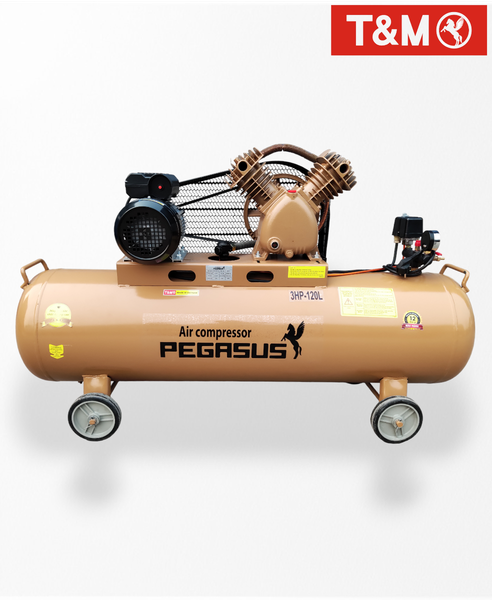 Máy Nén Khí Dây Đai TM-V-0.25/8-120L 3HP Pegasus
