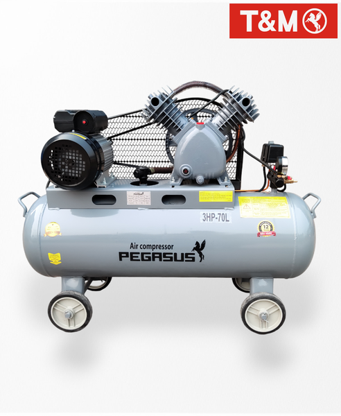 Máy Nén Khí Dây Đai TM-V-0.25/8-70L 3HP Pegasus