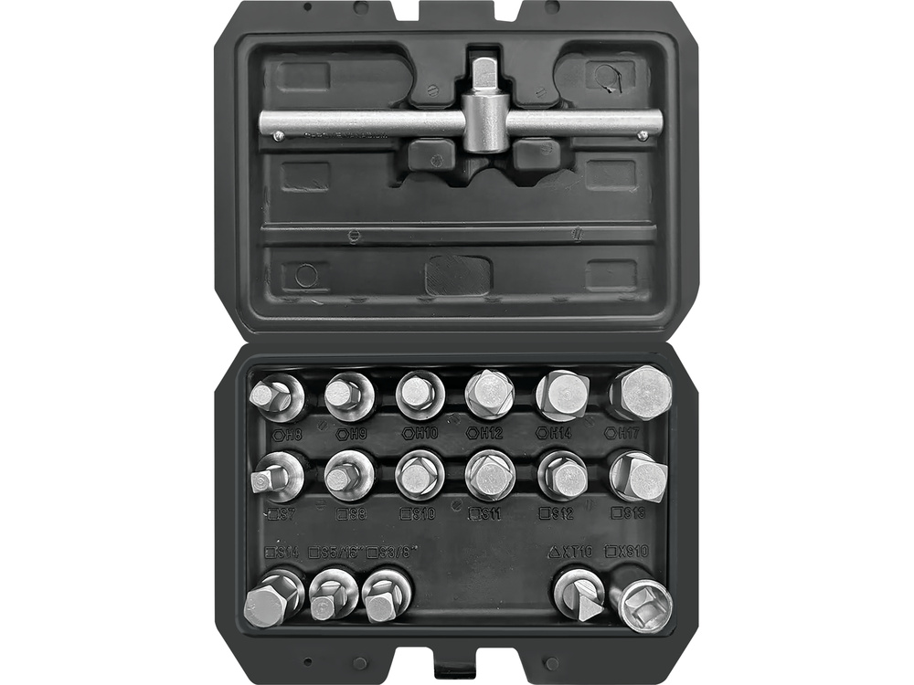 Bộ Đầu Tuýp Xả Dầu YATO YT-0599-cho Mọi Loại Ốc Xả Bộ Đầu Tuýp Xả Dầu YATO YT-0599: Giải Pháp Chuyên Nghiệp Đa Năng cho Mọi Loại Ốc Xả