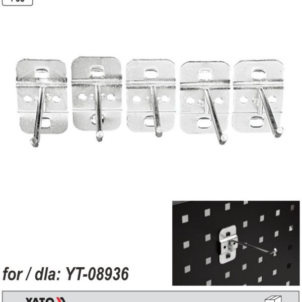 Bộ Móc Treo Dụng Cụ YATO YT-08937: Phụ Kiện Hoàn Hảo cho Bảng Móc Treo YT-08936
