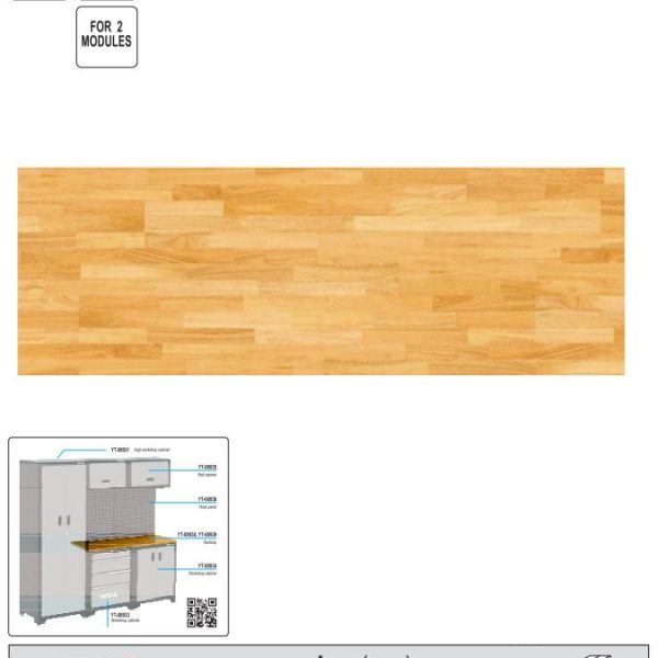 Mặt Bàn Gỗ Cao Su YATO YT-08938: Nâng Tầm Không Gian Làm Việc Chuyên Nghiệp