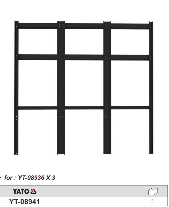 Bộ Khung Treo Bảng Dụng Cụ YATO YT-08941 Bộ Khung Treo Bảng Dụng Cụ YATO YT-08941: Hệ Thống Sắp Xếp Dụng Cụ Chuyên Nghiệp