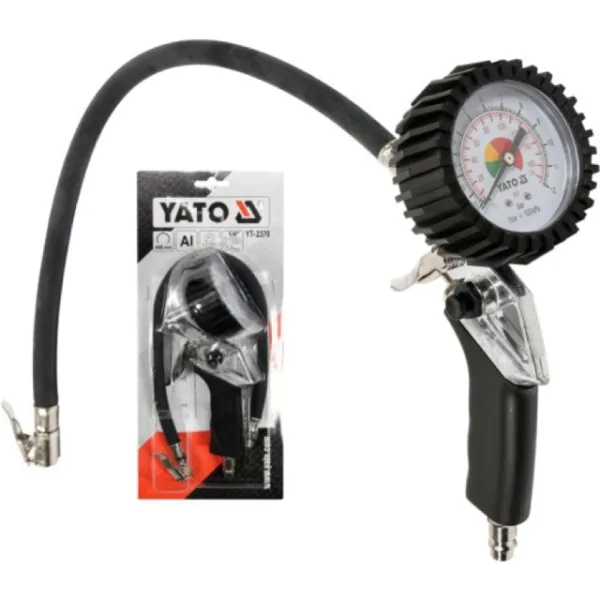 Súng Bơm Lốp Có Đồng Hồ YATO YT-2370: Chính Xác, Hiệu Quả và An Toàn