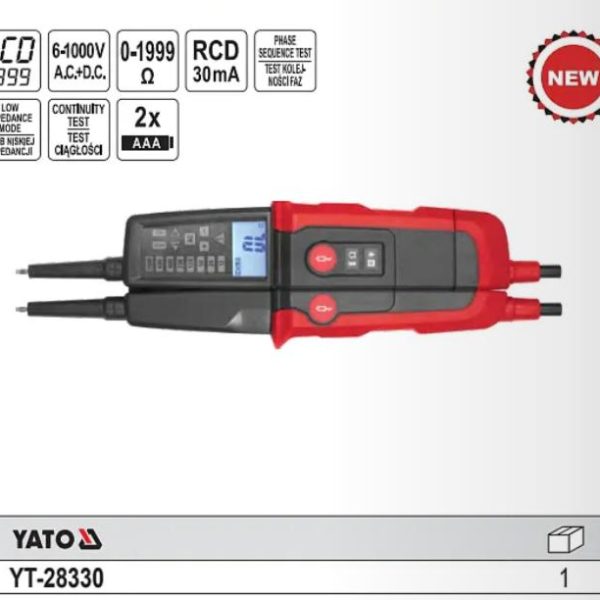 Bút Thử Điện Hai Cực YATO YT-28330: Dụng Cụ Đo Điện Chuyên Nghiệp