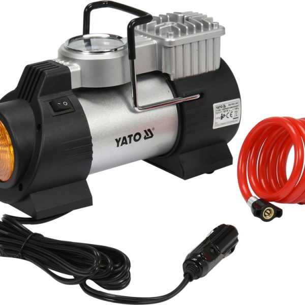 Máy Bơm Lốp Ô Tô YATO YT-73460: Mạnh Mẽ, Bền Bỉ, Công Cụ Cứu Hộ Lốp Xe Đáng Tin Cậy