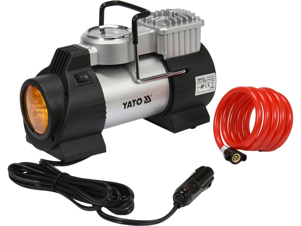 Máy Bơm Lốp Ô Tô YATO YT-73460 Máy Bơm Lốp Ô Tô YATO YT-73460: Mạnh Mẽ, Bền Bỉ, Công Cụ Cứu Hộ Lốp Xe Đáng Tin Cậy