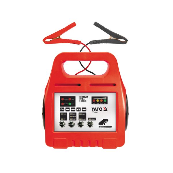 Bộ Sạc Ắc Quy Điện Tử 6V-12V YATO YT-8301