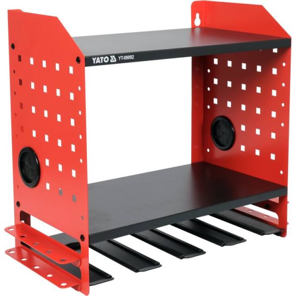 Giá Đỡ Dụng Cụ Điện YATO YT-09092: Giải Pháp Lưu Trữ 2 Tầng Chuyên Nghiệp