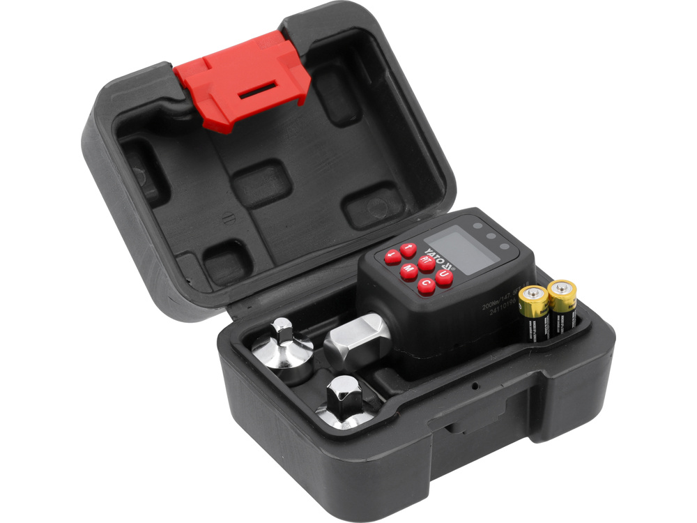 Bộ cờ lê lực YATO YT-0767-1/2 inch-40-200 Nm Bộ Chuyển Đổi Lực Kỹ Thuật Số YATO YT-07535: Biến Cờ Lê Thường Thành Cờ Lê Lực Chuyên Nghiệp