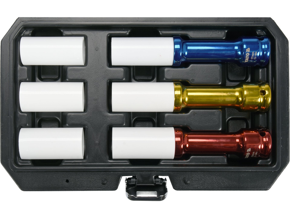 Bộ Đầu Tuýp Mở Bu Lông Mâm Xe Thành Dày YATO YT-10563-Mâm Xe Nhôm Bộ Đầu Tuýp Mở Bu Lông Mâm Xe Thành Dày YATO YT-10563: Chuyên Dụng và Bền Bỉ Cho Vành Mâm Xe Nhôm