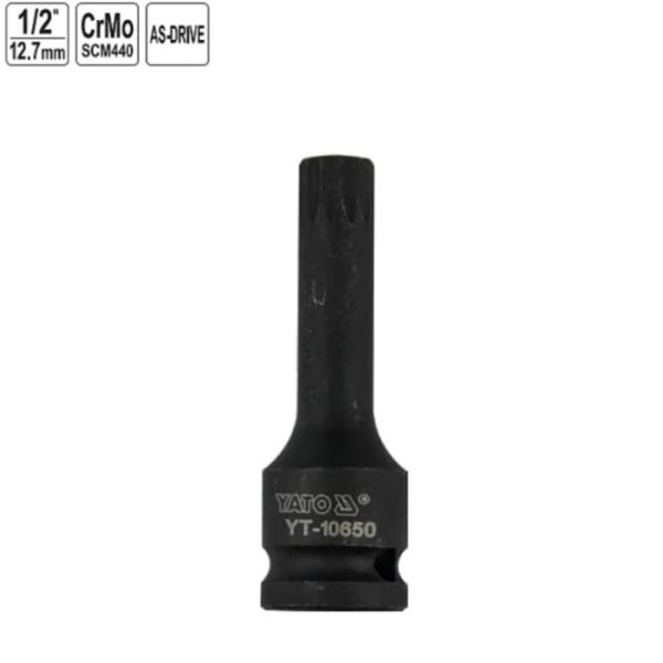 Đầu Tuýp Spline Chuyên Dụng YATO YT-10650 và YT-10651: Sức Mạnh Chuyên Nghiệp Cho Bu Lông Đa Khía