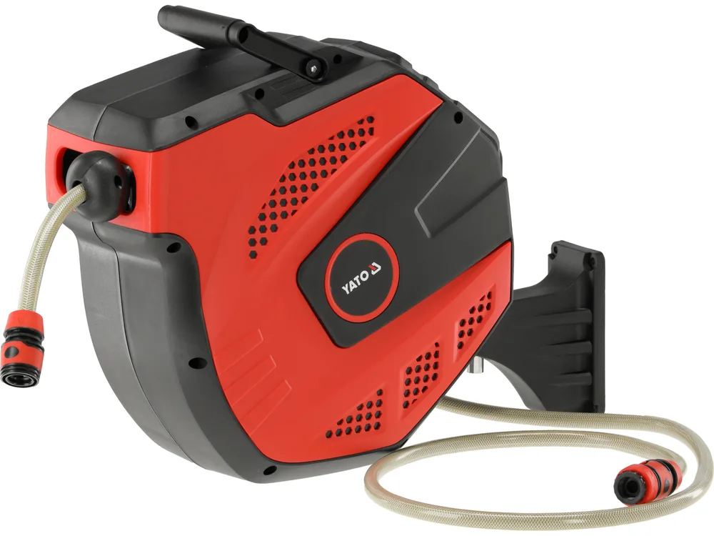 Hộp Cuộn Dây Hơi Nước Tự Rút 15m YATO YT-24258 Hộp Cuộn Dây Hơi Nước Tự Rút 15m YATO YT-24258: Giải Pháp Tiện Lợi Cho Việc Tưới Tiêu