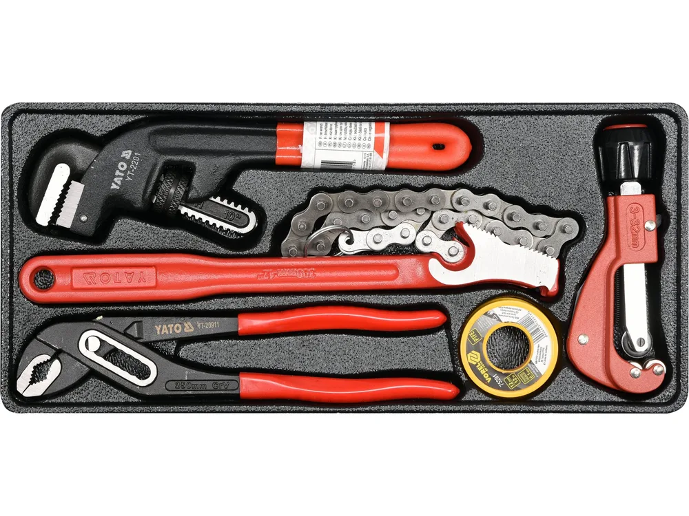 Bộ Dụng Cụ Sửa Ống Nước YATO YT-55481-5 Chi Tiết Bộ Dụng Cụ Sửa Ống Nước YATO YT-55481: Giải Pháp Hoàn Hảo Cho Thợ Chuyên Nghiệp