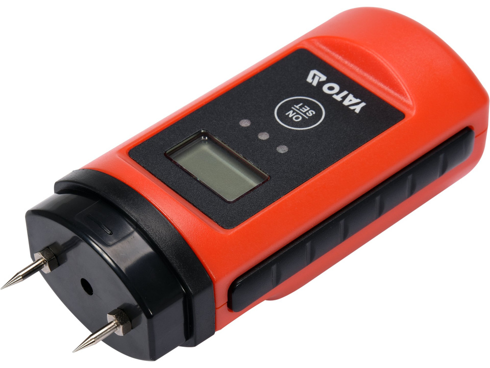 Máy đo độ ẩm YATO YT-73141 Máy đo độ ẩm YATO YT-73141, đo độ ẩm gỗ (6-60%) và vật liệu xây dựng (0.2-2.9%)