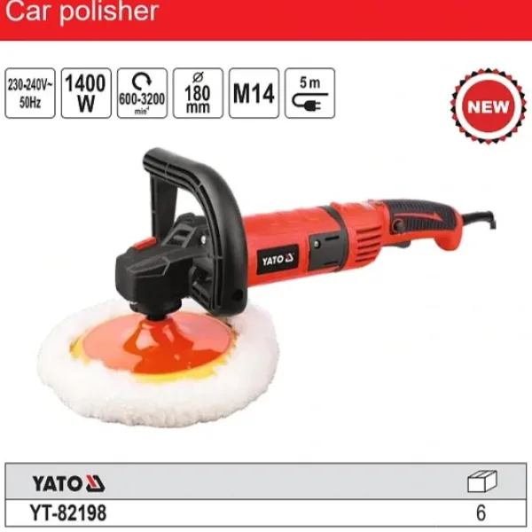 Máy Đánh Bóng Ô Tô YATO YT-82198: Sức Mạnh Vượt Trội, Hoàn Thiện Tối Đa