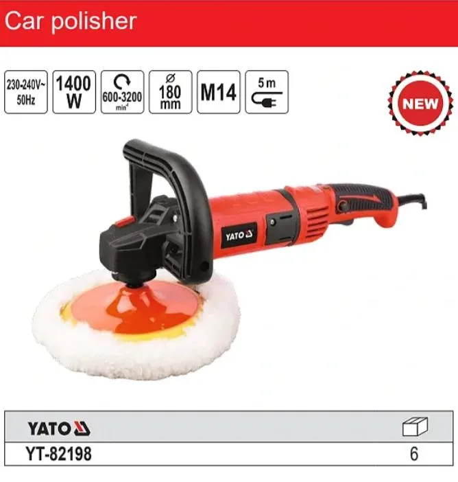 Máy Đánh Bóng Ô Tô YATO YT-82198-180mm Máy Đánh Bóng Ô Tô YATO YT-82198: Sức Mạnh Vượt Trội, Hoàn Thiện Tối Đa