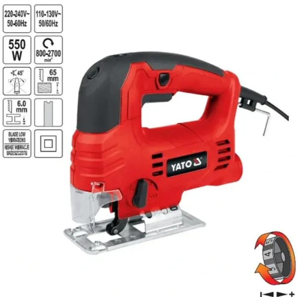 Máy Cưa Lọng YATO YT-82275: Cắt Gỗ Chính Xác, Sáng Tạo Mọi Hình Dạng