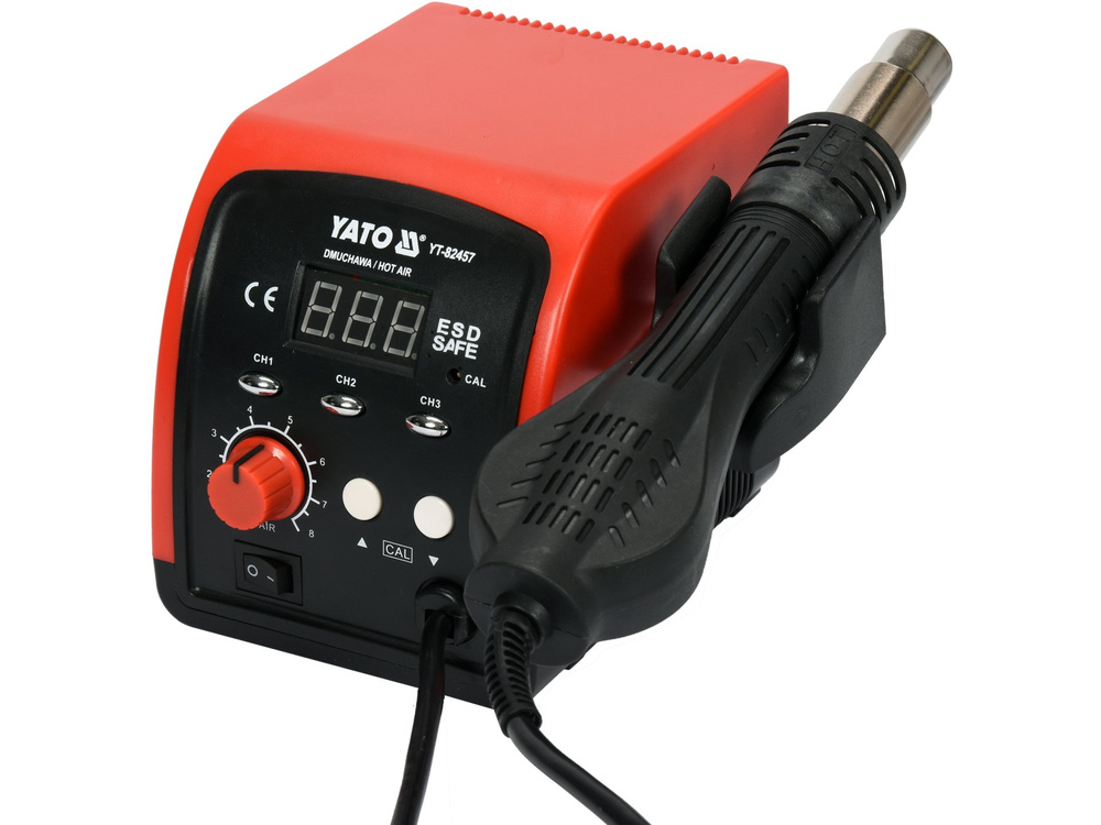 Trạm khò nóng (Hot air soldering station) YATO YT-82457 Trạm khò nóng (Hot air soldering station) YATO YT-82457