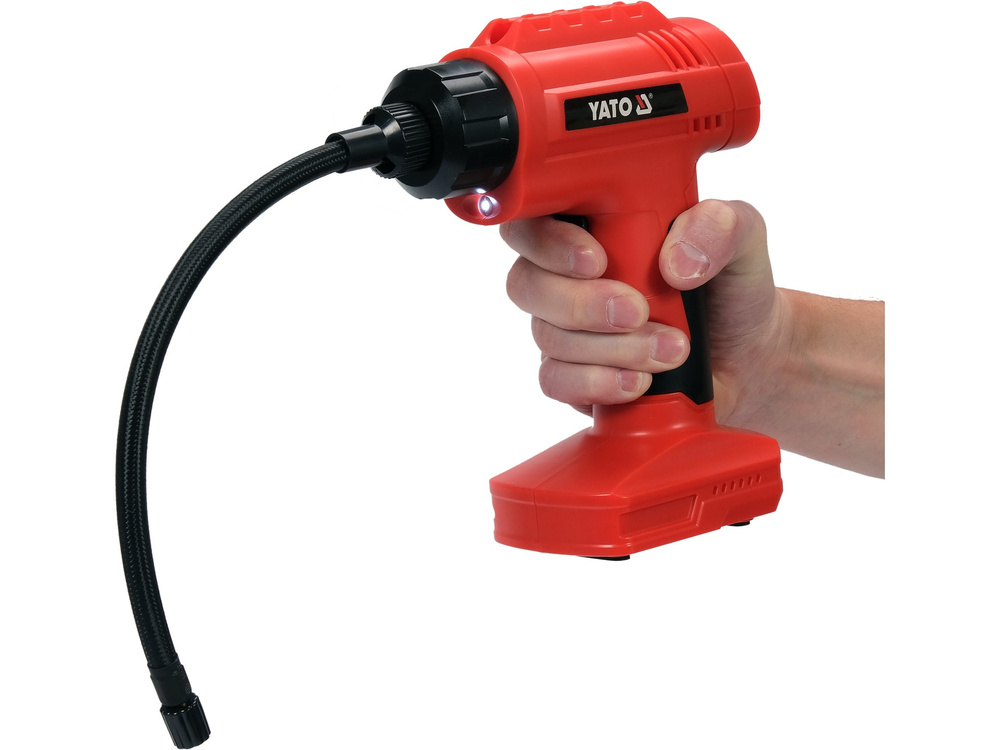 Máy Bơm Lốp Không Dây YATO YT-82950 Máy Bơm Lốp Không Dây YATO YT-82950: Nhỏ Gọn, Mạnh Mẽ, Tiện Lợi Mọi Lúc Mọi Nơi