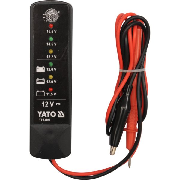 Máy Kiểm Tra Ắc Quy Điện Tử YATO YT-83101: Công Cụ Chẩn Đoán Sức Khỏe Ắc Quy Đơn Giản và Chính Xác